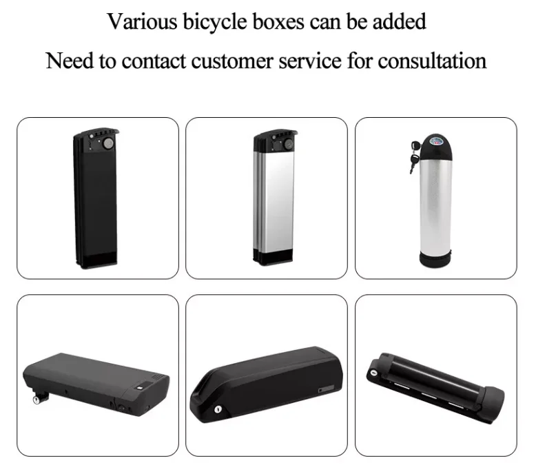 Electric Bike 24V 36V 48V 14Ah 13Ah 20Ah Lithium battery Rear Rack e-bike battery ebike li ion battery pack
