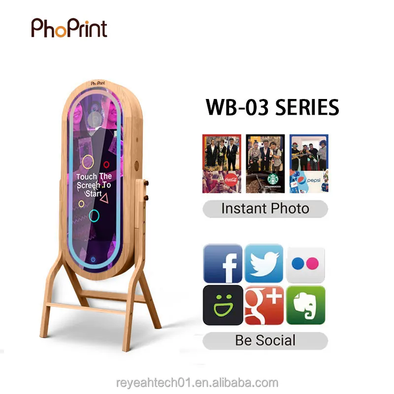 Hot Sales Digital Mini PC PhoPrint Photo Booth DIY Signature Gif Photo Booth for Weddings
