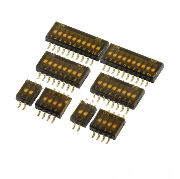 KE dip switch 1.27 1P/2P/3P/4P/5/6/8/10P DSHP04TSGER 1.27MM Monthly