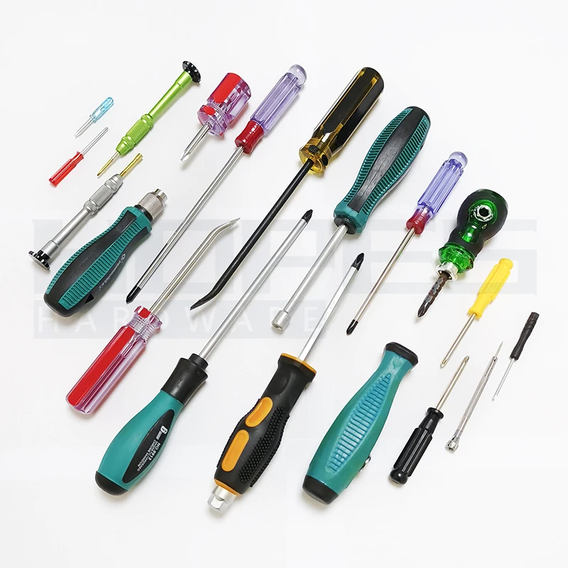 Custom Screwdriver with Phillips Slotted U Tri Y insulation Torx Hex socket nut driver precision mini size and extra long