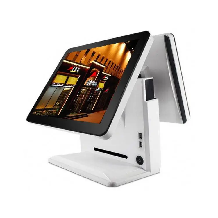 all in one pos machine with printer 15.6 Inch touch screen pos systems cash register machine point of sale system