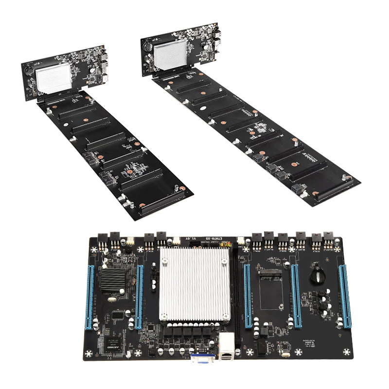 8GPU riserless Материнские платы ETHSW-2 ETHSW-3 ETH79 5 GPU 6GPU 8 материнская плата X79 supt RX580 3070 3080 3090 6800 хэш