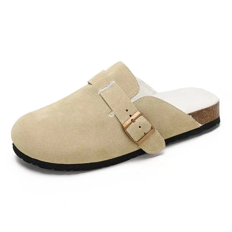 Birken shoes Fashion cork spring and autumn sandals Baotou felt Boken high-grade sense of leisure temperament