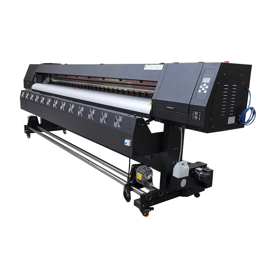 Automatic 3.2m 10 Feet XP600 I3200 Printheads 1440dpi Canvas Flex Banner Tarpaulin Large Format Eco Solvent Lnkjet Printer