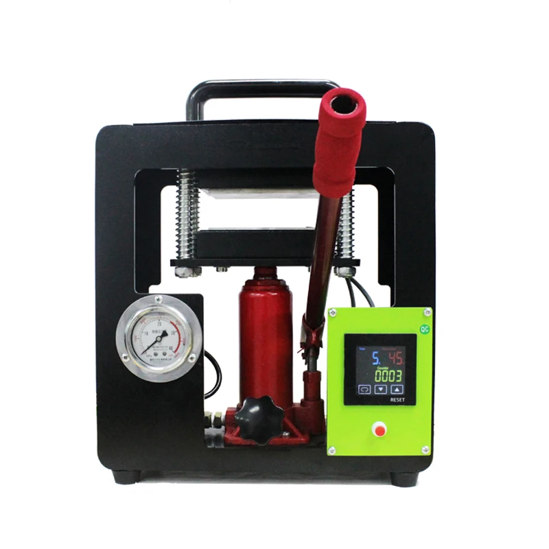 Auplex Press Dual Heating Hydraulic 8 Toneladas Oil Rig Supplier Press Machine for Flower