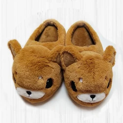 Super soft animal slippers warm indoor slippers house slippers for winter for kids