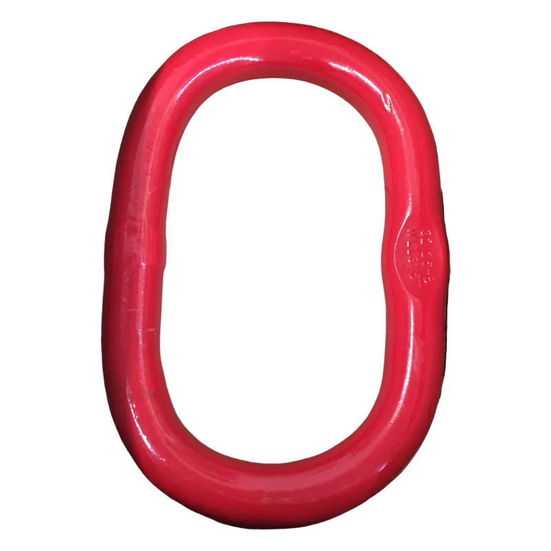 G80 A344 US Type Steel and Alloy Master Link with Flat Galvanized Finish Welded Hooks for Chain and Wire Rope Lifting Slings