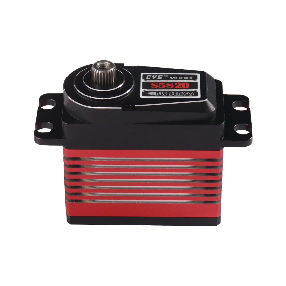 20kg torque high-voltage brushless servo motor for 500-550 RC aircraft with metal housing and steel gears