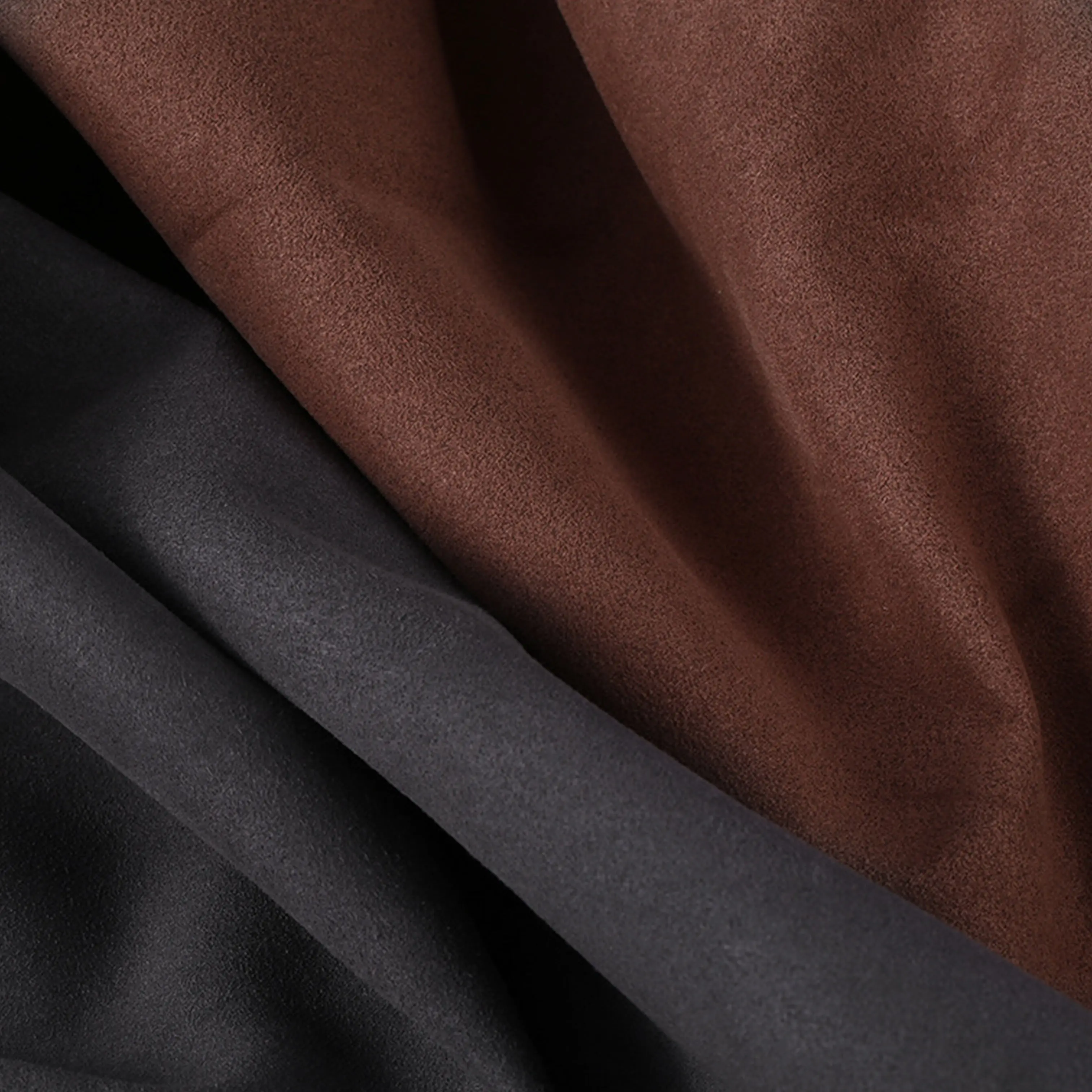 1.2mm Cost-effective Shoe Making Materials Double Side Suede Microfiber Synthetic Leather For Any Shoes