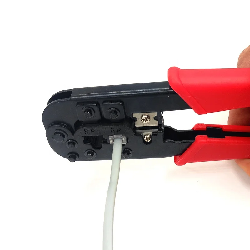 Amp Rj45/Cat7 телекоммуникационный кабель сетевые инструменты rj 45 телефонный Электрический обжимной инструмент