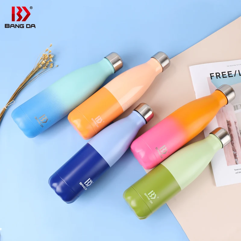 
New Style Sport cola shape Water Bottle 316 Stainless Steel Insulated Thermos Flask 