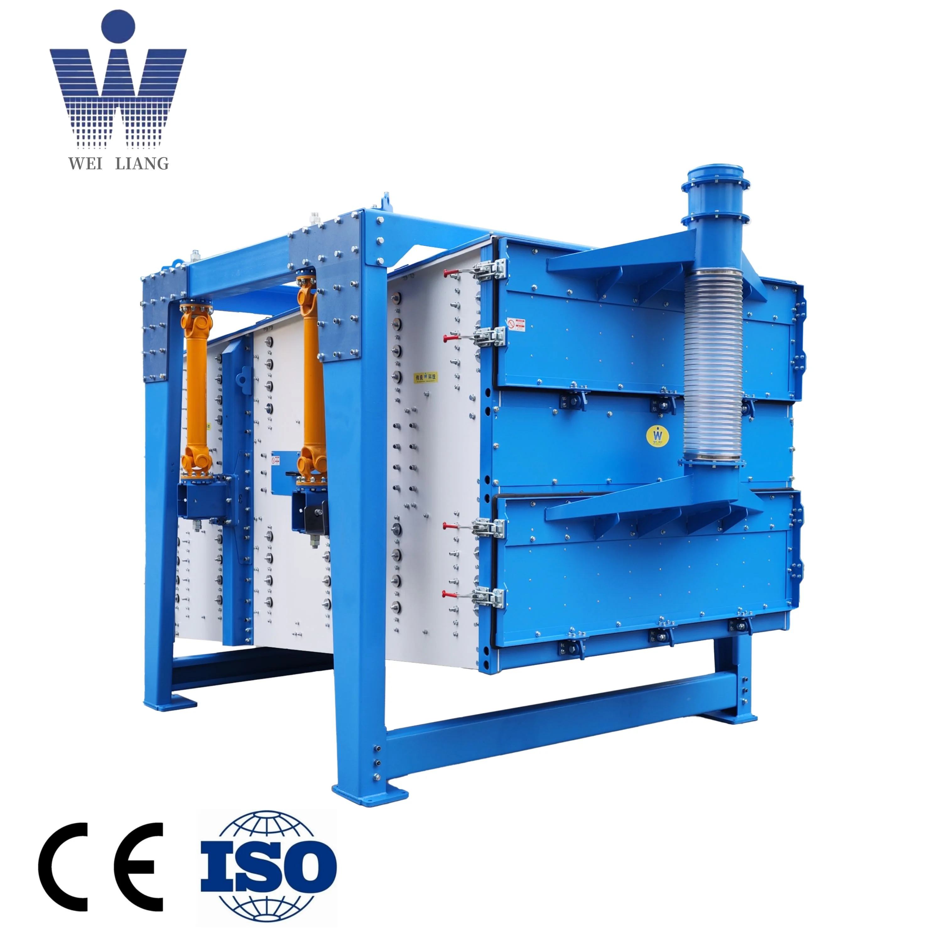 Large capacity multi layers gyratory vibrating sifter machine vibrating for salt sieving
