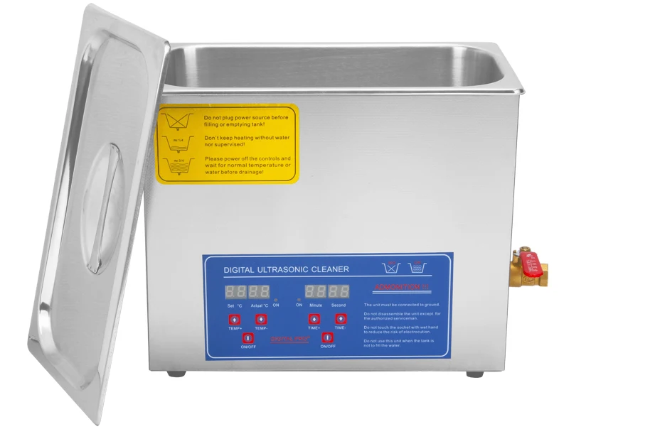 Vevor 15L Industrial Ultrasonic Cleaner 400W Record Washer Lifting Bracket Waterproof LP Album Disc EP Cleaning New Condition