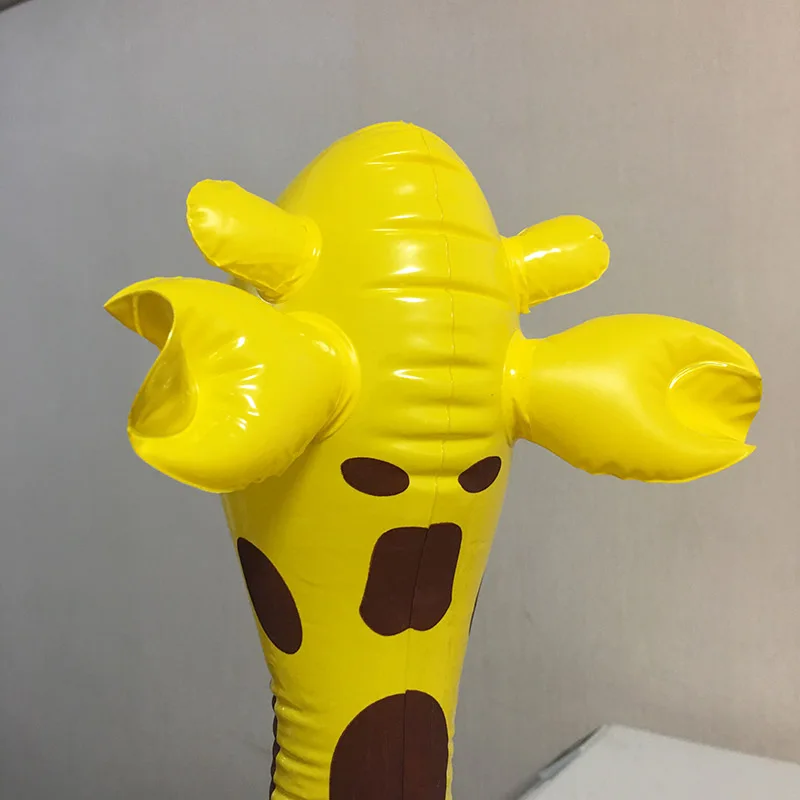 High Quality EN71 6P Funny Kids Inflatable Inflat Giraffe Toy Animal Character Pvc