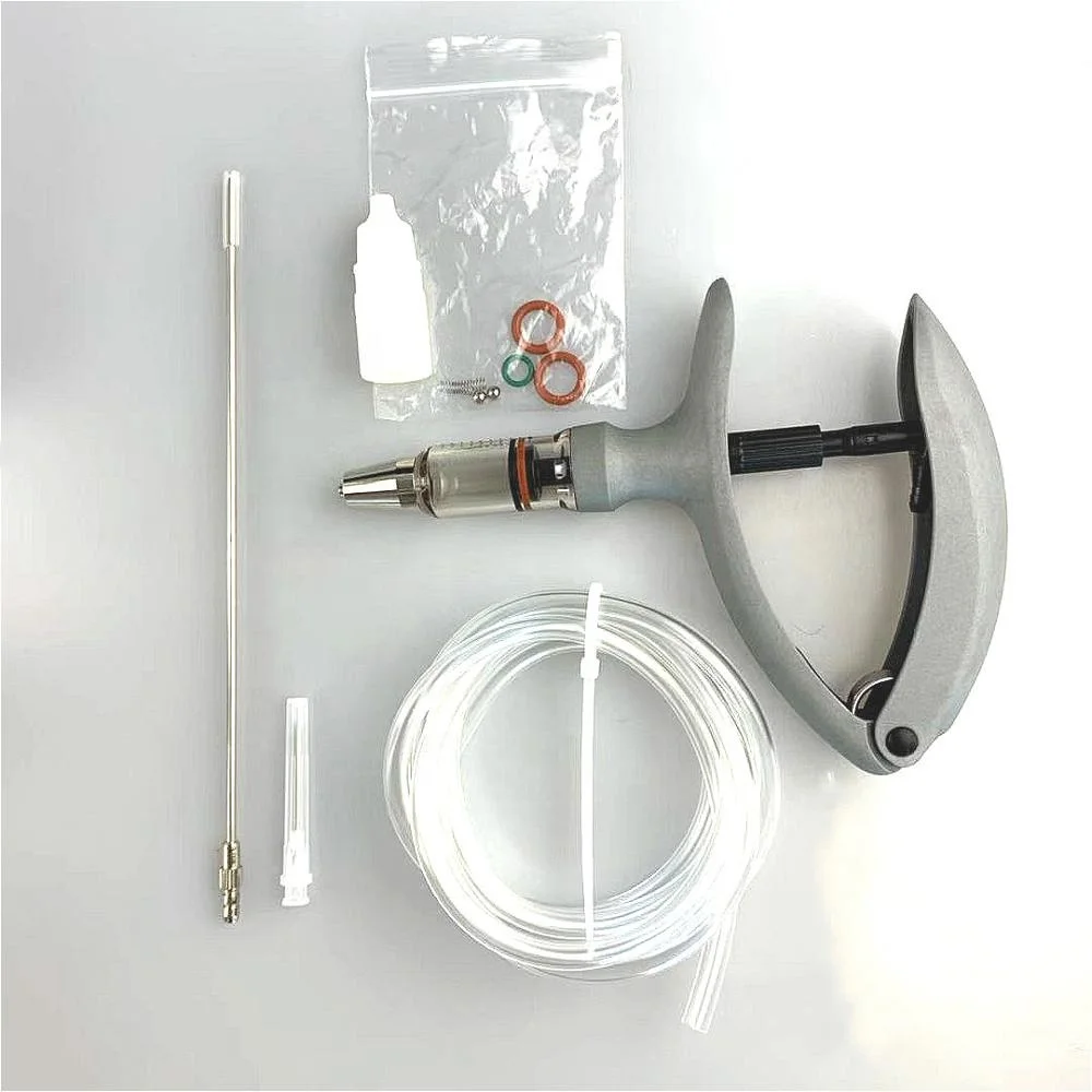 2ml veterinary sterile Continuous automatic syringe injector for poultry/animal/caw/sheep/pig