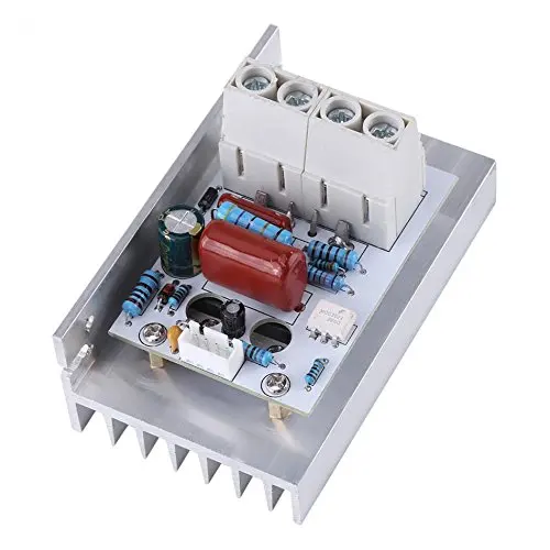 AC 220V 10000W 80A Digital Control SCR Electronic Voltage Regulator 10-220V Speed Control Dimmer Thermostat + Digital Meters