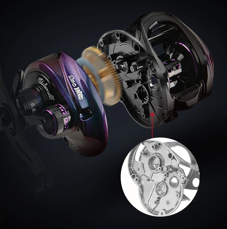 ABU Garcia REVO4 IKE Low Profile Long Casting Reel 11KG Max Drag Baitcasting Fishing Reel