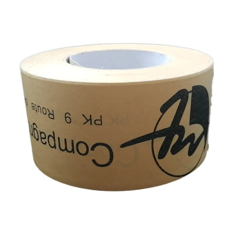 Recycled biodegradable bopp packing tape brown kraft gummed tapes