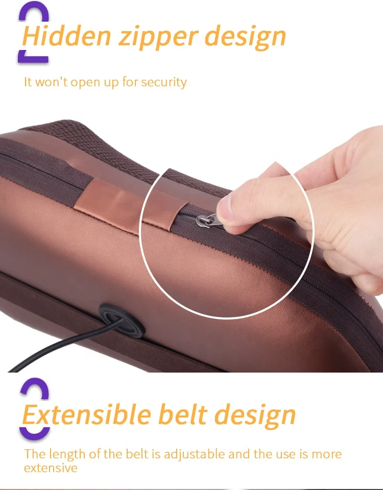 Electric Car Seat Wireless Shiatsu pillow shiatsu mini electric feet massager