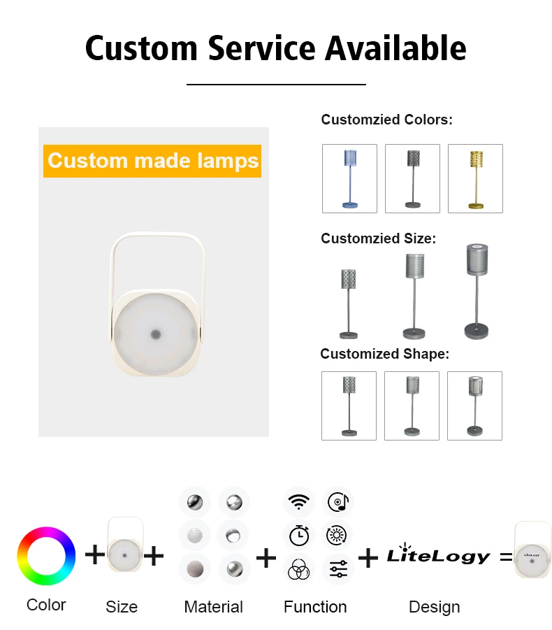 New minimalist white cordless outdoor lamp solar waterproof thin led table touch lamp for outdoor party camping
