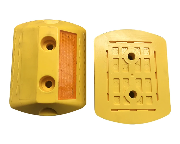 2024 SLDD18 150 см ABS пластиковые дорожные отражатели кошачий глаз шпильки с 2 отверстиями одна сторона отражающие маркеры