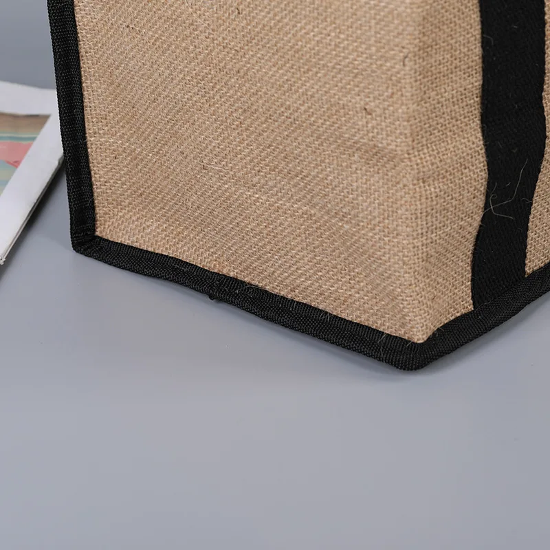 New Wholesale Bento Linen Bags Printed Logo Cooler Bag Handbags Outdoor Barbecue Travel Picnic Food Insulation Bags