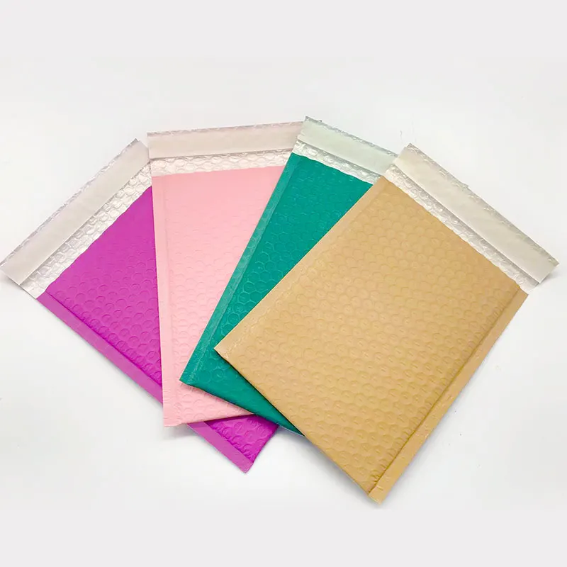 Custom Logo Shipping Envelope Poly Bubble Mailer 6*10 Inch Waterproof Soft Envelope Bubble Mailer
