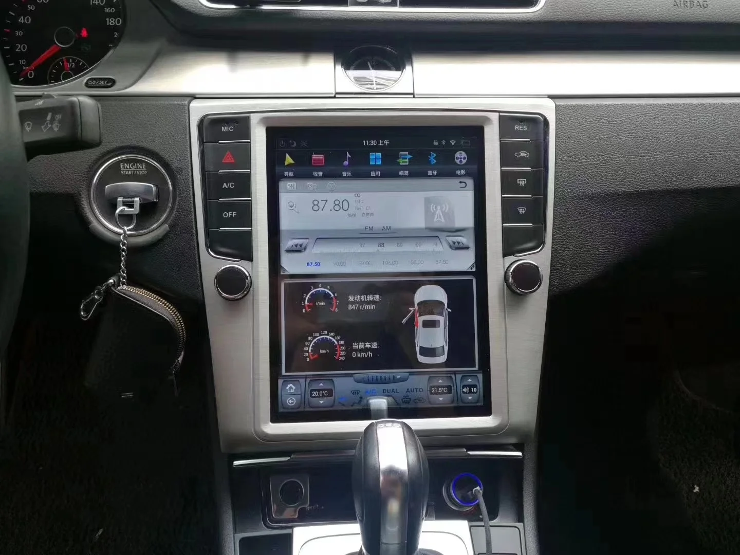 Tesla Android carplay car multimedia player for VW Passat CC b6 b7 Android Player Car Stereo Radio Recorder Video Player