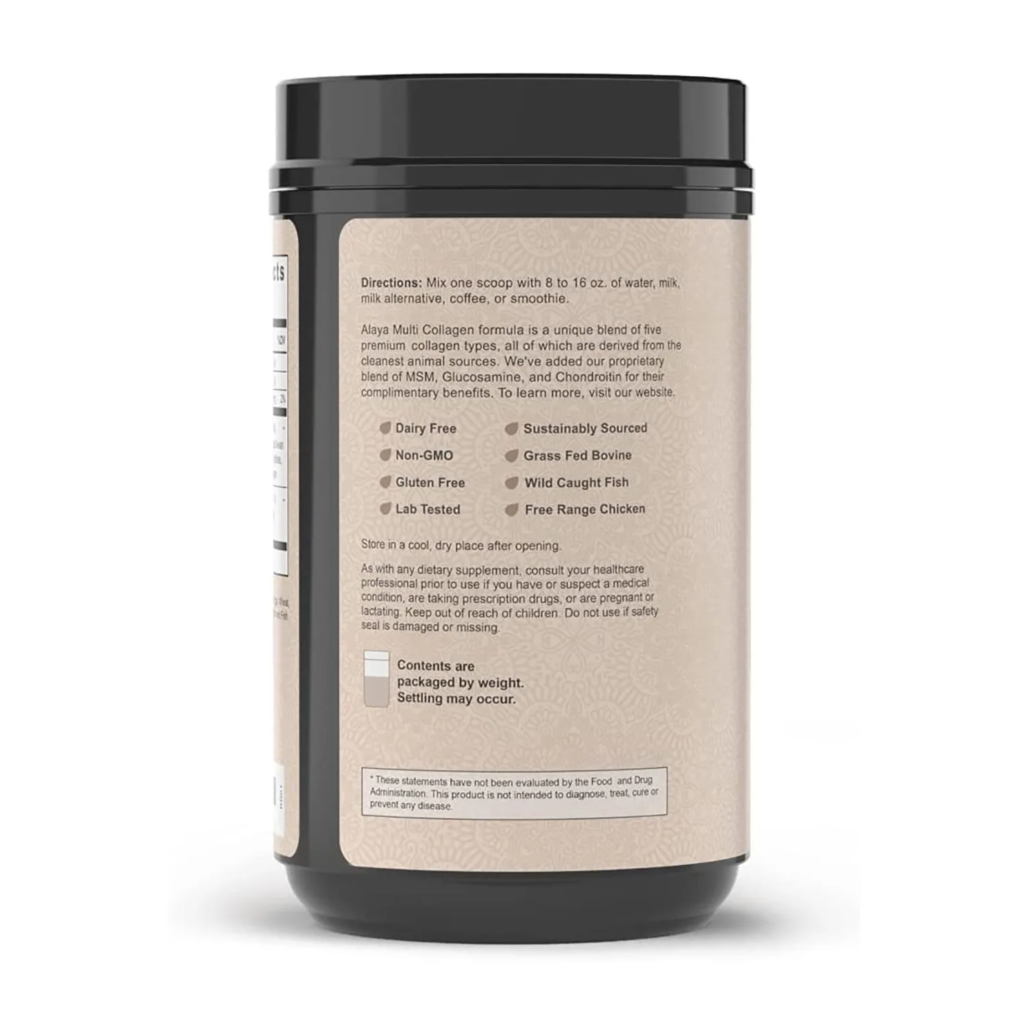 Private label Food Grade Organic Hydrolyzed Proteins Collagen Peptide Powder