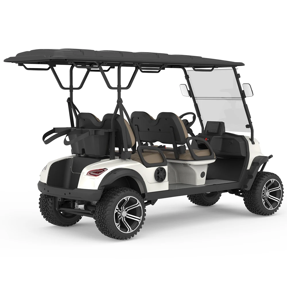 2024 Top Quality Carrito De Golf Electrico 4X4 Luxury Utility 4 Seater Club Cart Off Road Buggy Electric Golf Carts