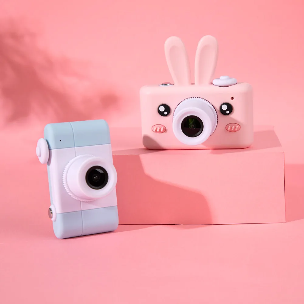 7 Kinds Silicone Cases Kids Digital Camera Smart DSLR Professional Phone Lens 1080P Video 26MPx High Quality