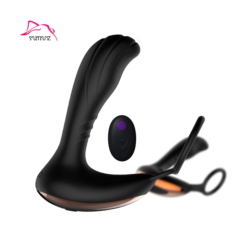 2021 New Arrival Remote Control Japanese Sex Cock Ring Dildos Prostate massage Toys Silicone Anal Butt Plug