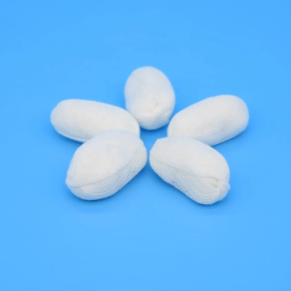 Hot sale custom medical cotton soft disposable conforming tiny absorbent gauze balls