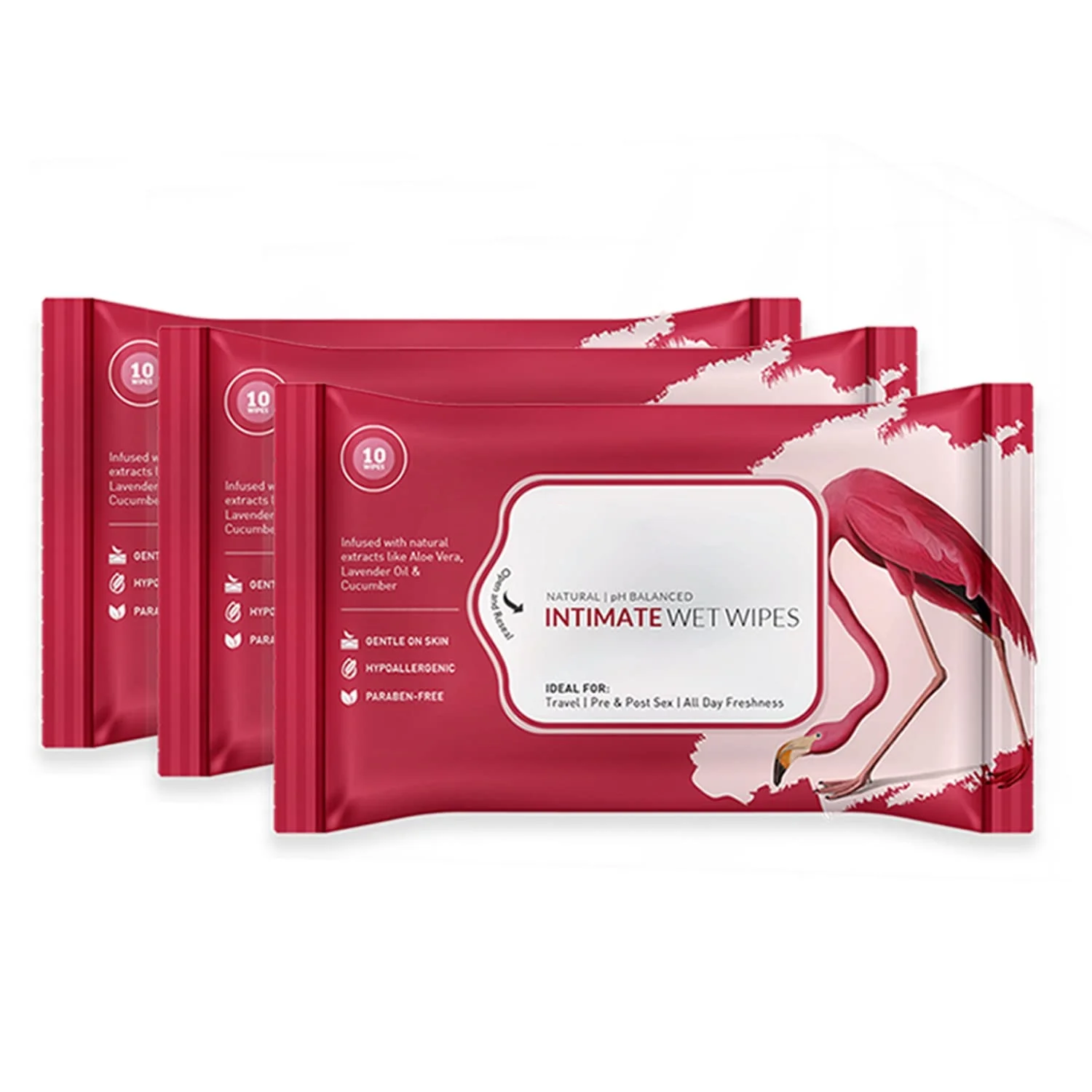 Personal Cleansing Wipes PH Balanced Ultra Soft Natural Feminine Wet Wipes