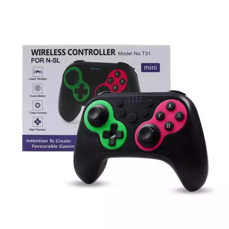 New Mini Wireless Gamepad NFC Gaming Controller for Nintendo Switch / lite / Switch OLED console Game joystick T31