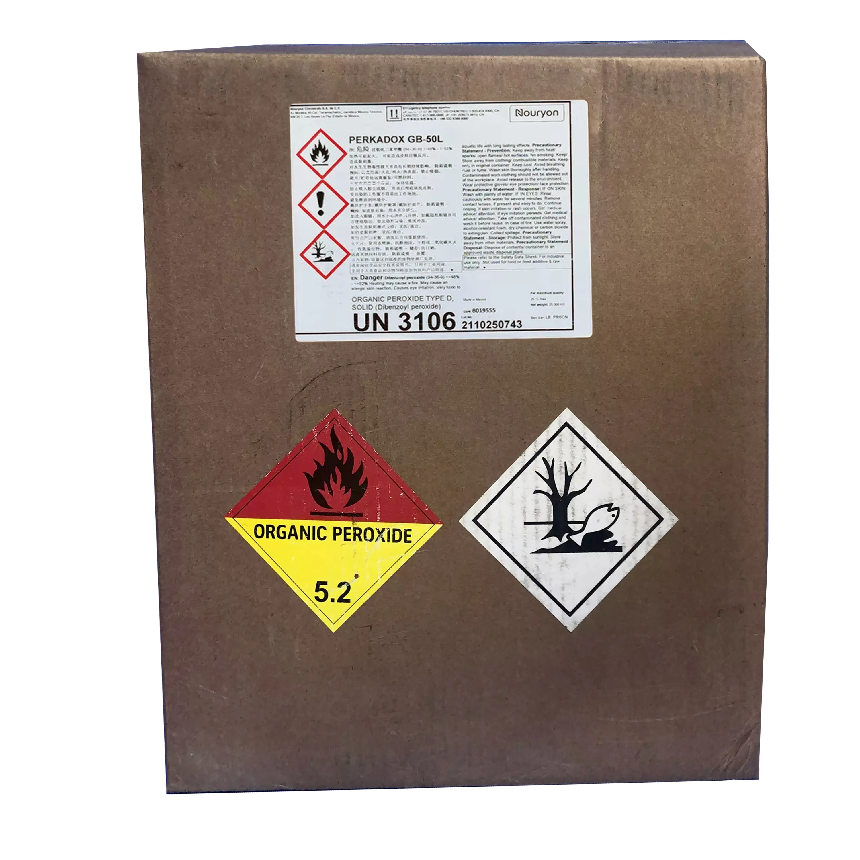 Perkadox CH-50 BPO 50 Powder CAS 94-36-0 Benzoyl Peroxide