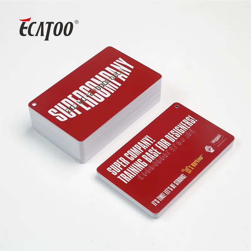 2020 hot selling Customize printed plastic PVC Member Gift card name card for Christmas