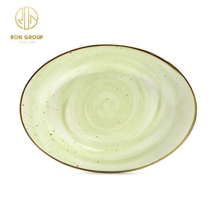 Factory Direct Wholesale Kitchen Porcelain Dishes Dinnerware Restaurant Catering Luxury Hotel Ceramic Dinner Plate Wholesale