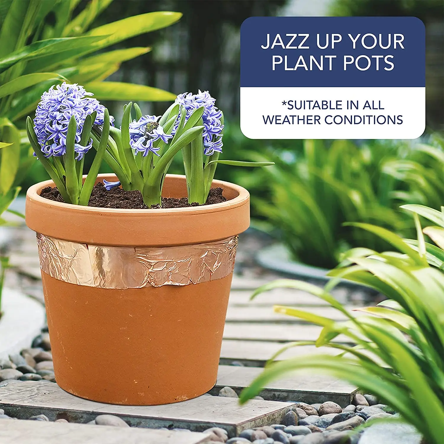 Copper Foil Tape with Conductive Adhesive for Guitar and EMI Shielding Crafts Electrical Repairs Grounding protect garden pot