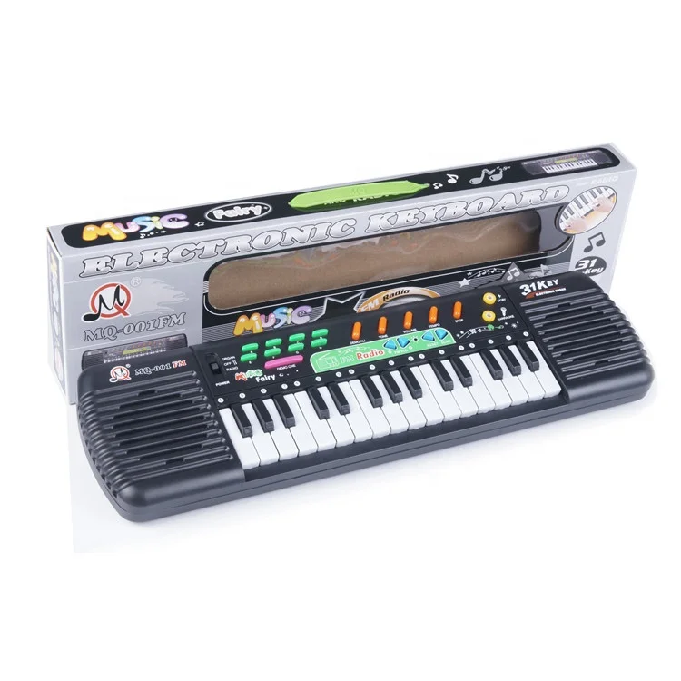 
Cheap Price Children 31 Keys Plastic Toys Piano With Microphone and Radio 