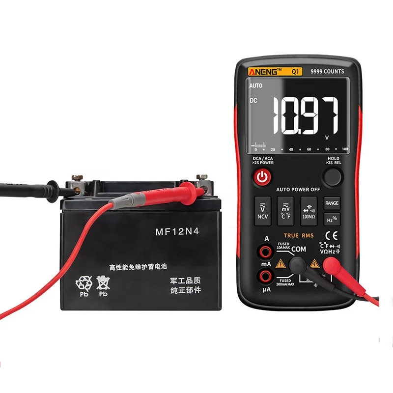 Цифровой мультиметр ANENG Q1/Омметр с ЖК-дисплеем и подсветкой