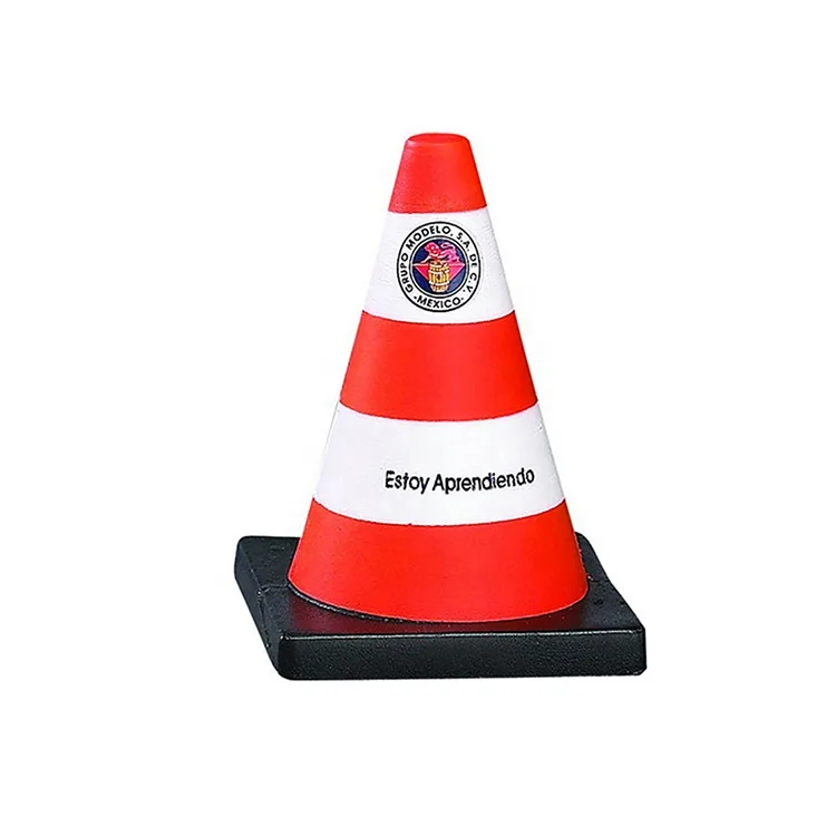 Custom Logo Traffic Cone Stress Ball Antistress Toy