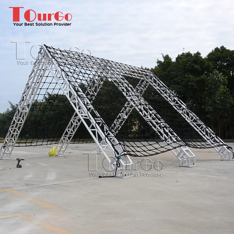 TourGo Outdoor  a Frame Cargo Net / Ninja Obstacle Spartan Race / a Frame Cargo Climb