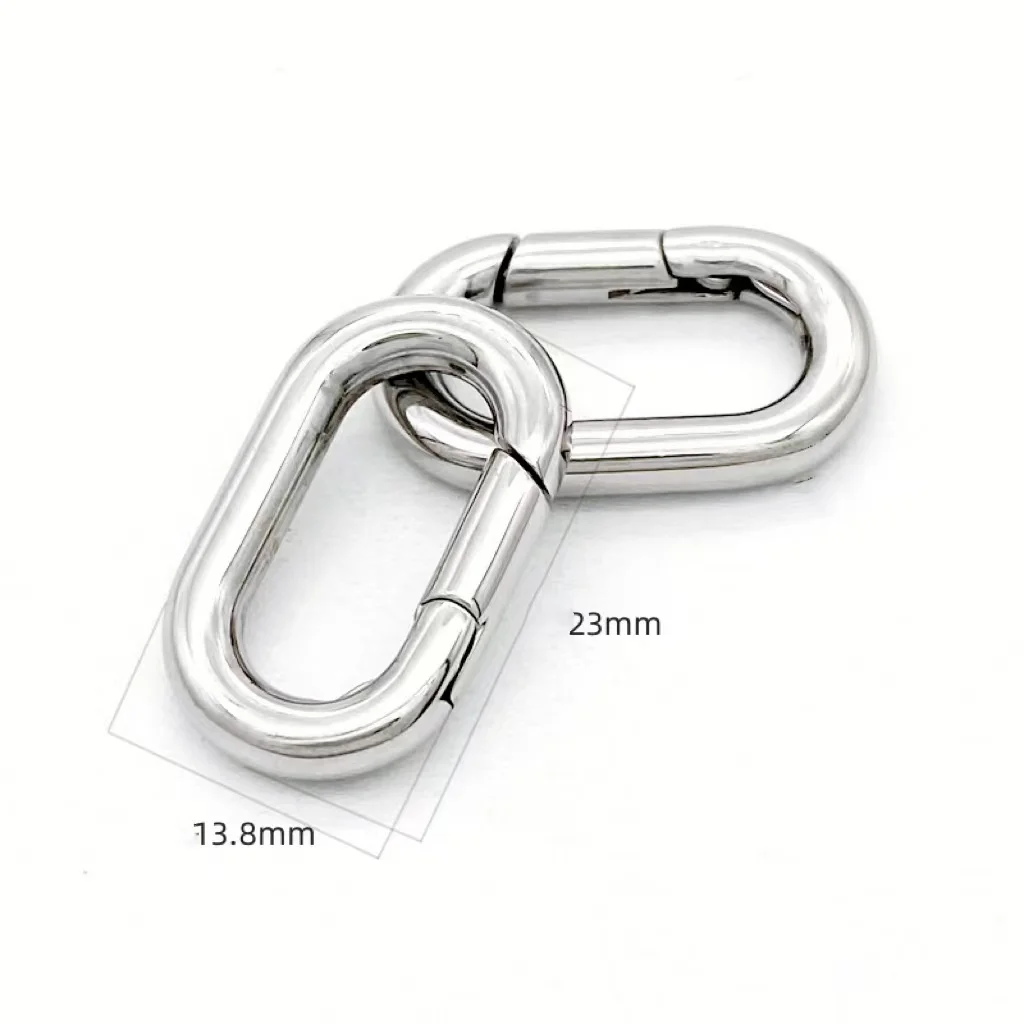 DIY unique open rings stainless steel jewelry findings bracelet clasps connector