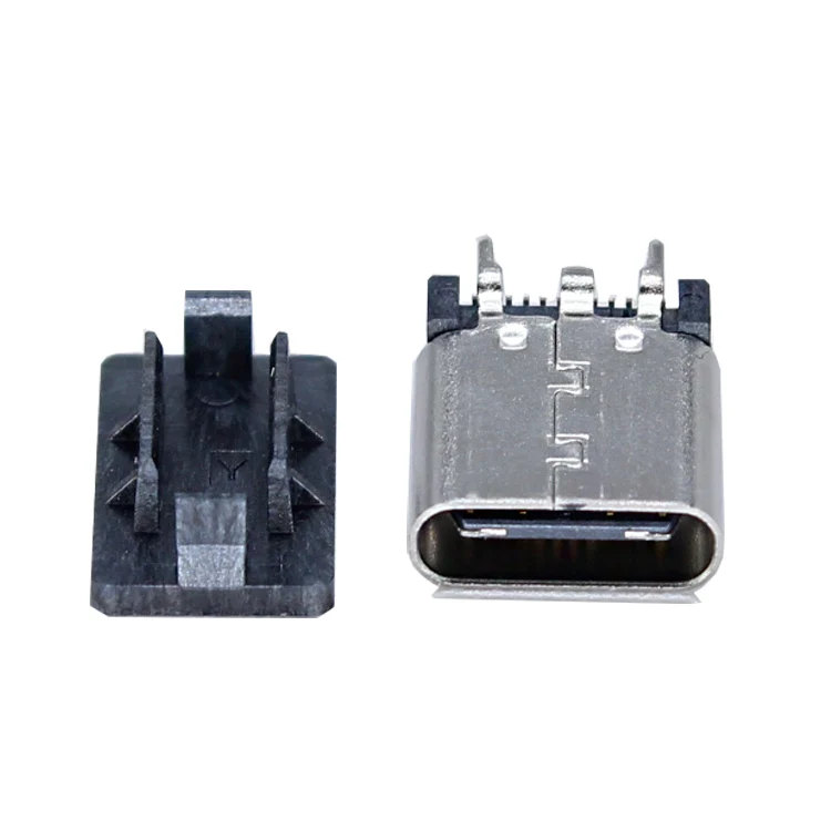 Usb 3,1 C 24Pin Type-C разъем 24 Pin L = 9,3 мм 7,8 мм 180 градусов Typec Smd Ab сторона Pcb крепление Женский Usb Тип C вертикальный разъем