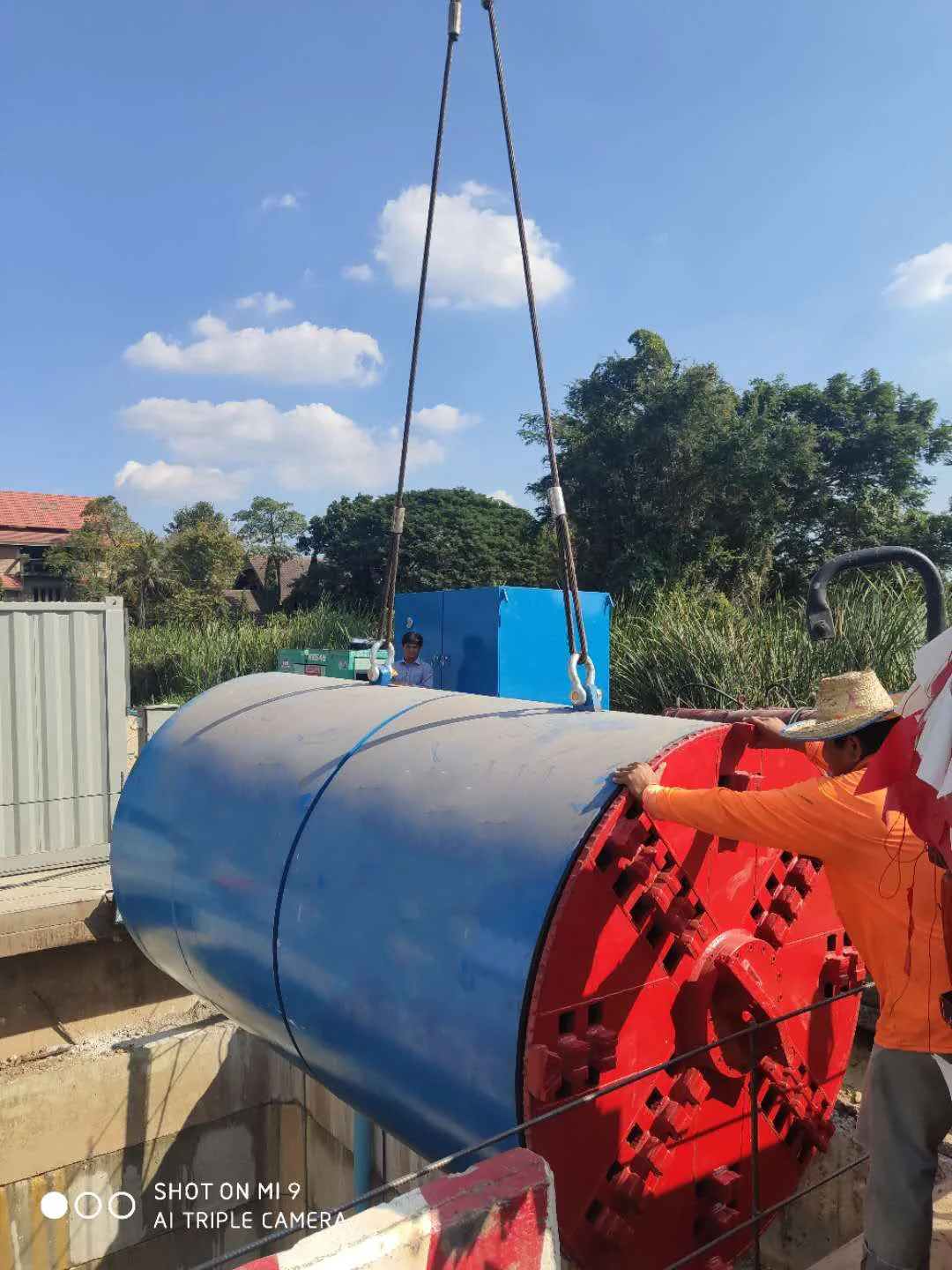 NPD 1800mm Slurry Balance Pipe Jacking Machine High Efficiency Product for Trenchless Pipeline Installations