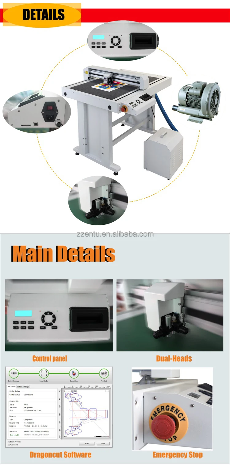 intec colorcut fb550 flatbed cutter