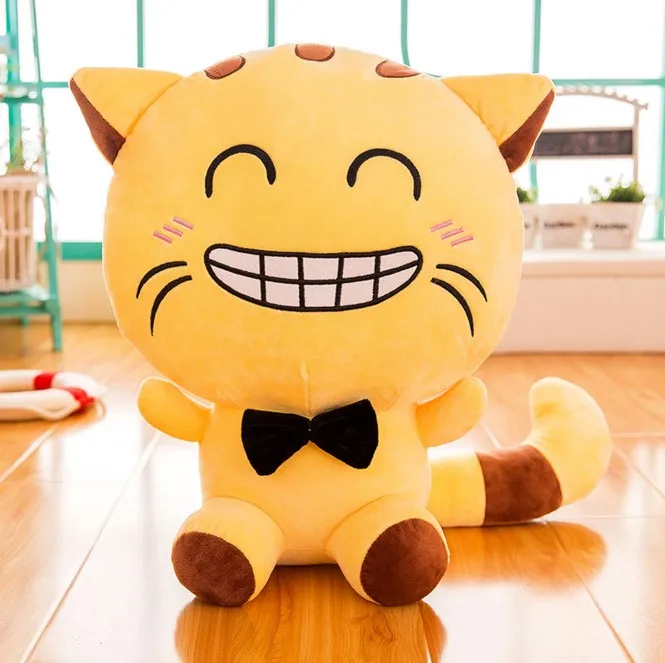 dropshipping kawaii Cat plush Toy Staffed Cute Shadow Cat Dolls Kids Gift Doll Lovely Animal Toys Home Decoration