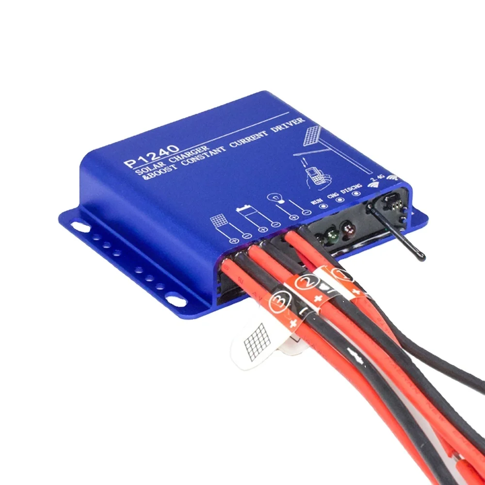 Depower P1240 12V 8A Light Control IP68 Waterproof Cheap Price P1240 PWM Solar Charge Controller P1240