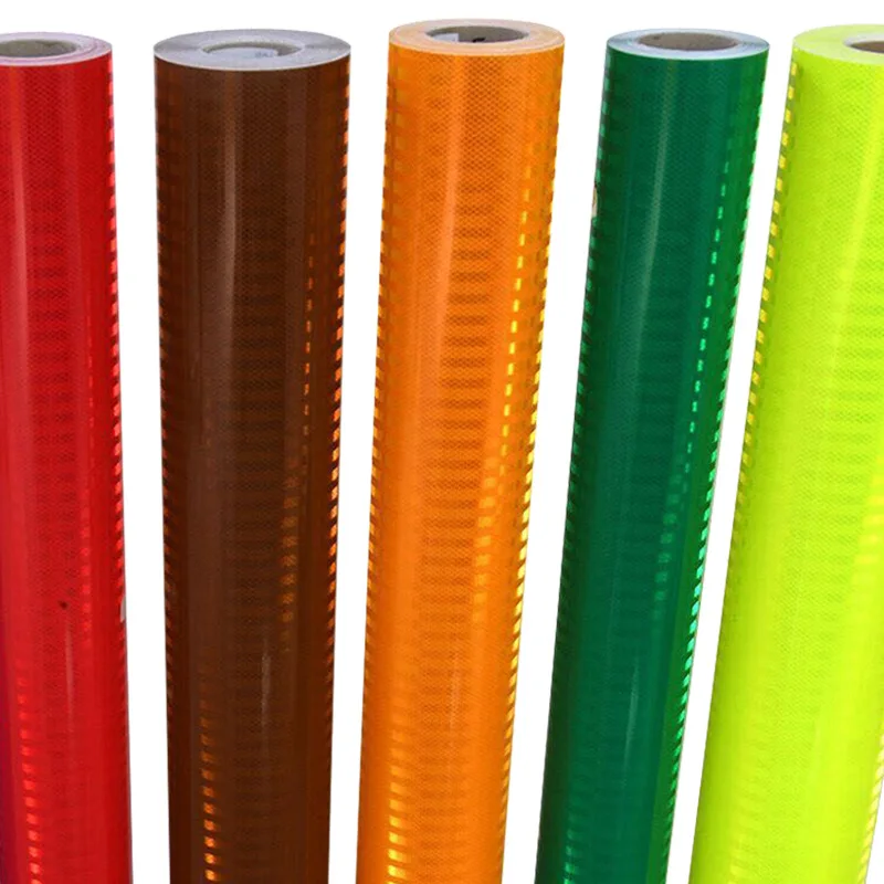 Mirco Prismatic Car Accessories Reflect Warning Safety Reflector Sticker Roll Reflective Tape for Truck
